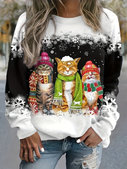 Luna – Festive Winter Cat Sweater