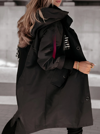 Eva | jacket with long sleeves and cape