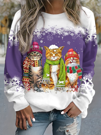 Luna – Festive Winter Cat Sweater