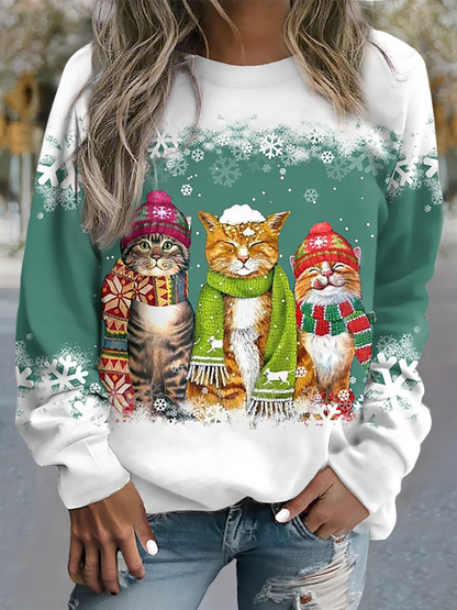 Luna – Festive Winter Cat Sweater