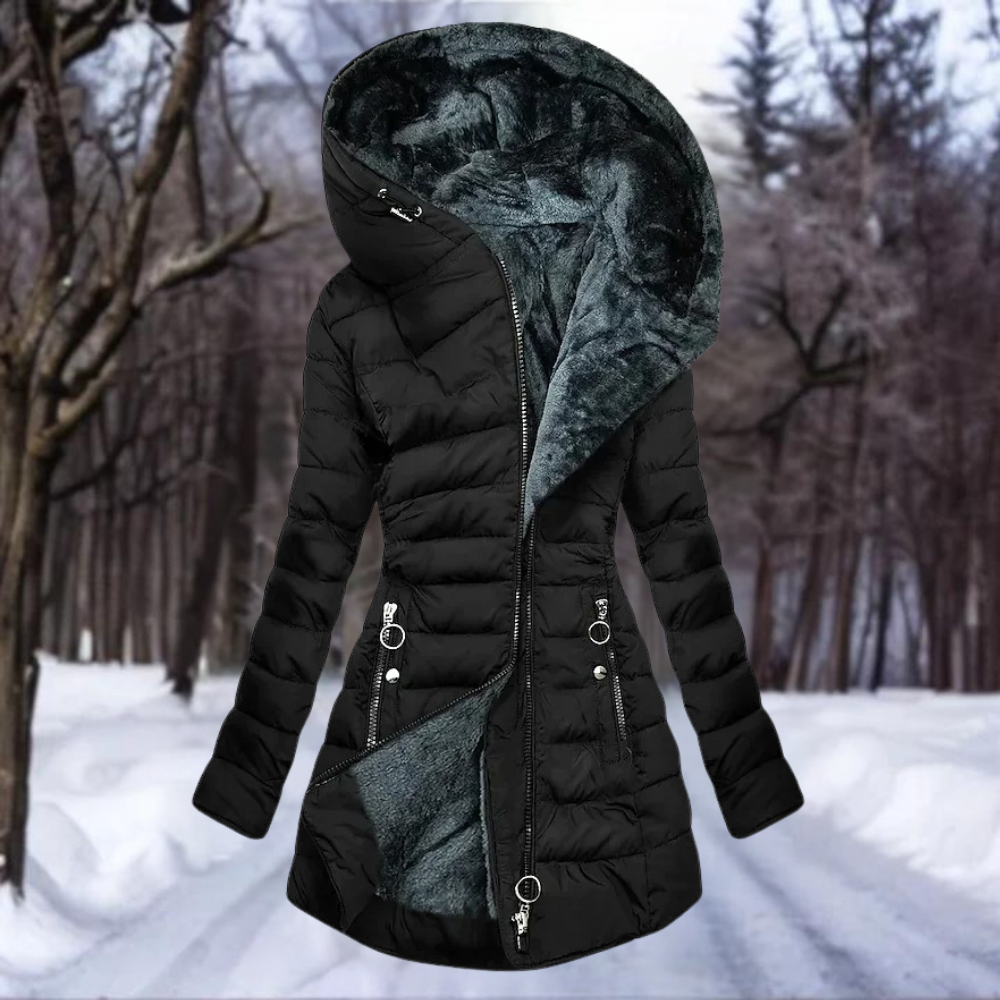 Olivia - Elegant Winter Jacket with Practical Pockets