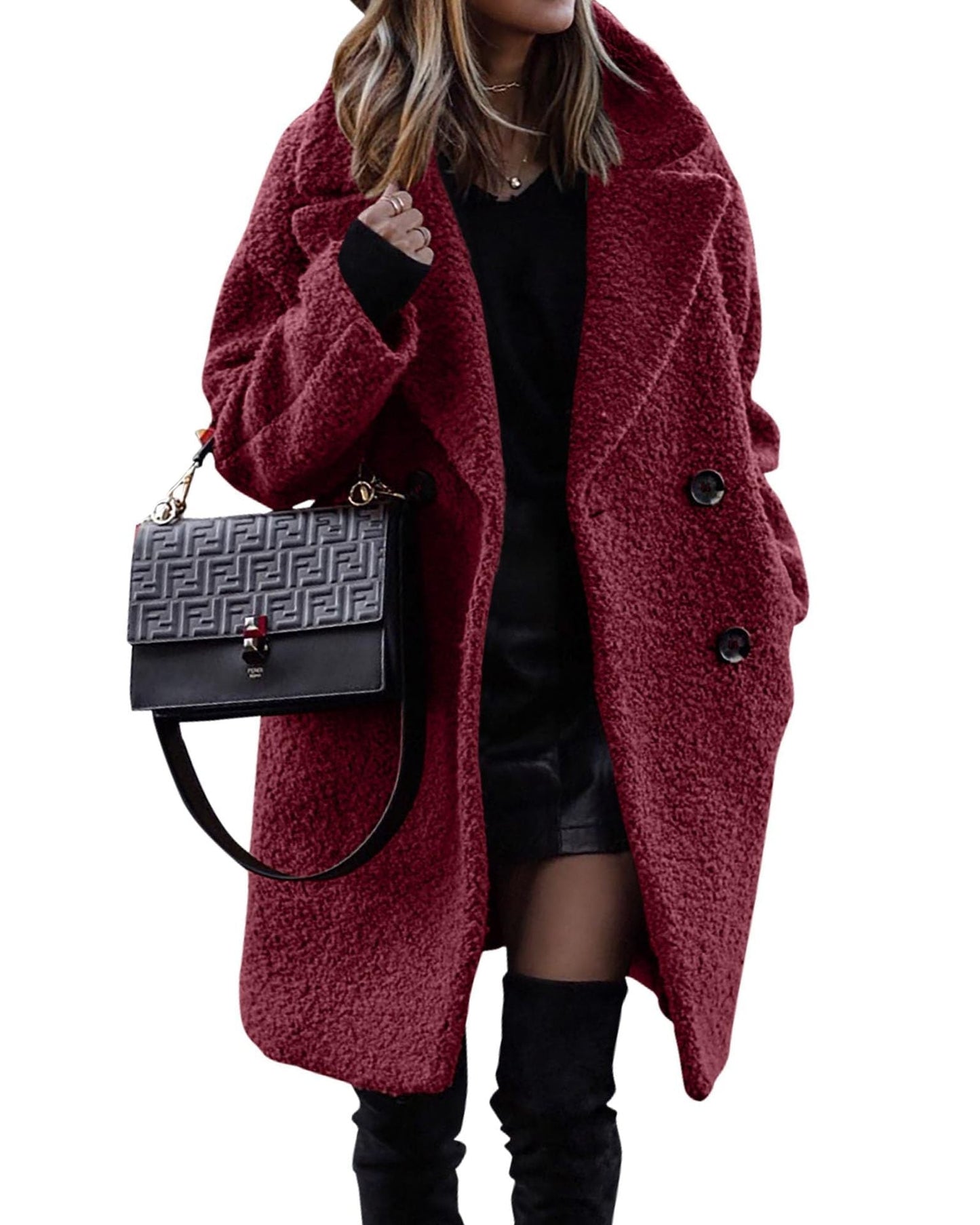 Lila – Long Plush Coat