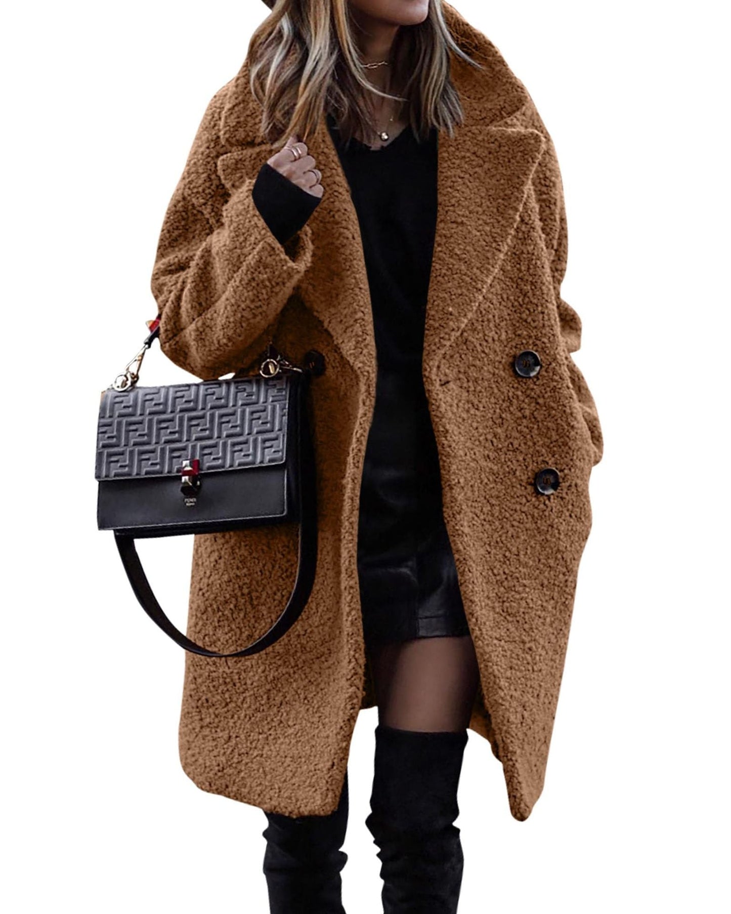 Lila – Long Plush Coat