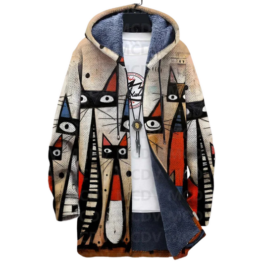 Ava | ARTISTICALLY PRINTED JACKET